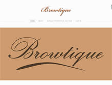 Tablet Screenshot of browtiquecork.com